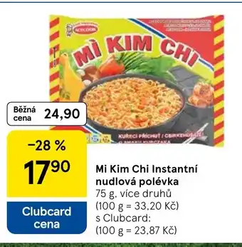 Tesco Mi Kim Chi Instantní nudlová polévka nabídka