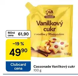 Tesco Cassonade Vanilkový cukr nabídka