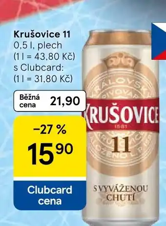 Tesco Krušovice 11 nabídka