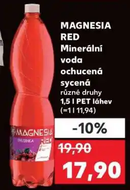 Kaufland MAGNESIA RED Minerální voda nabídka