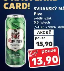 Kaufland Svijanský Máz nabídka