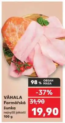Kaufland VÁHALA Farmářská šunka nejvyšší jakosti 100 g nabídka