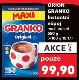 Kaufland ORION GRANKO Instantní nápoj nabídka