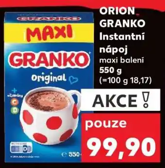 Kaufland ORION GRANKO Instantní nápoj nabídka