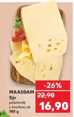 Kaufland MAASDAM Sýr nabídka