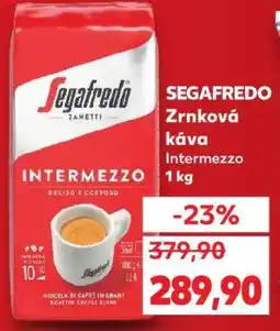 Kaufland SEGAFREDO Zrnková káva Intermezzo 1 kg nabídka