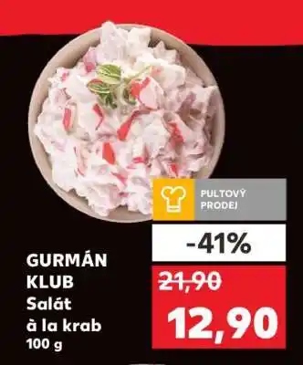 Kaufland GURMÁN KLUB Salát à la krab 100 g nabídka