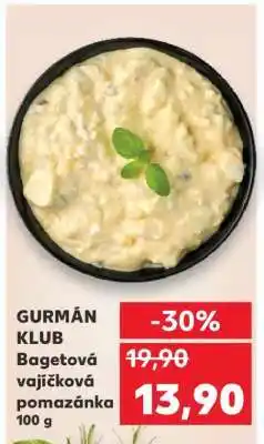 Kaufland GURMÁN KLUB Bagetová vajičková pomazánka 100 g nabídka