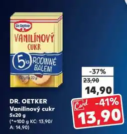Kaufland DR.OETKER Vanilínový cukr 5x20 g nabídka