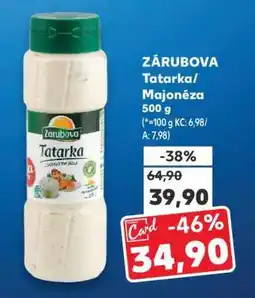 Kaufland Zárubova Tatarka/Majonéza 500 g nabídka