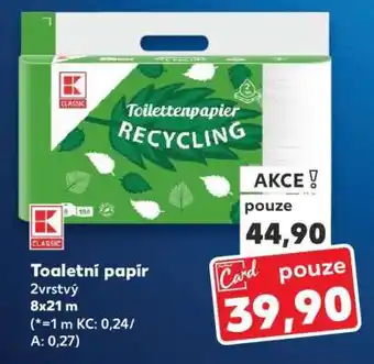 Kaufland Toaletní papír nabídka