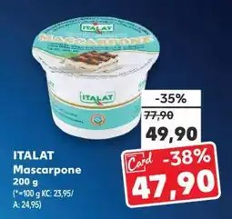 Kaufland Italat Mascarpone 200 g nabídka