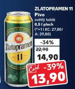 Kaufland Zlatopramen 11 nabídka