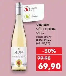 Kaufland Vinium Sélection nabídka