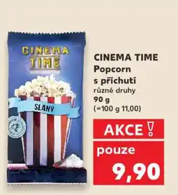 Kaufland CINEMA TIME Popcorn nabídka