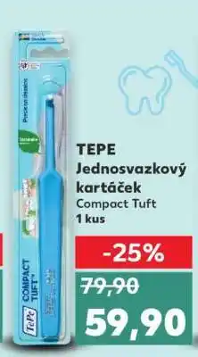 Kaufland TEPE Jednosvazkový kartáček nabídka