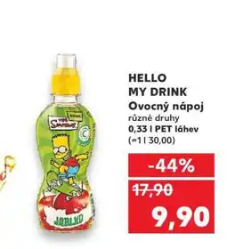 Kaufland Hello My Drink nabídka