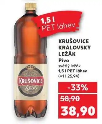 Kaufland Krušovice Královský ležák nabídka