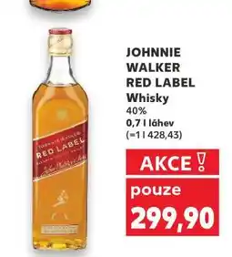 Kaufland Johnnie Walker Red Label nabídka
