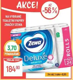 Globus Zewa Deluxe Delicate Care nabídka