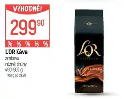 Globus L'Or Káva nabídka