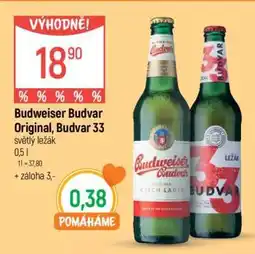 Globus Budweiser Budvar Original Budvar 33 nabídka