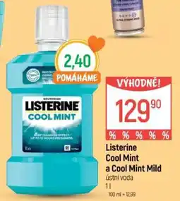 Globus Listerine Cool Mint a Cool Mint Mild nabídka