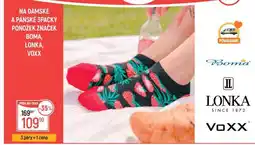Globus Dámské a pánské 3packy ponožek nabídka