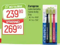 Globus Curaprox zubní kartáčky různé druhy 3 ks nabídka