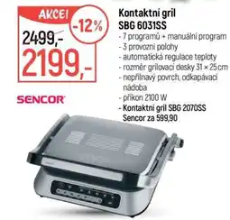 Globus Kontaktní gril SBG 6031SS nabídka