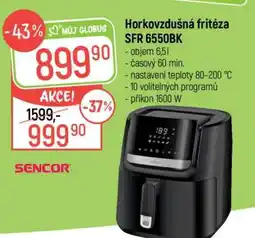 Globus Horkovzdušná fritéza SFR 6550BK nabídka