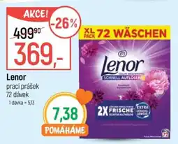 Globus Lenor prací prášek 72 dávek nabídka