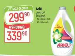Globus Ariel prací gel 60 dávek nabídka