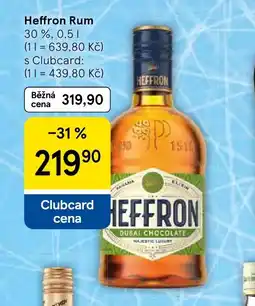 Tesco Heffron Rum nabídka