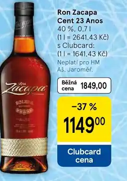 Tesco Ron Zacapa Cent 23 Anos nabídka