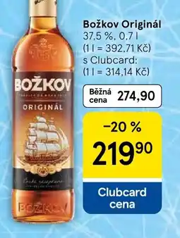 Tesco Božkov Originál nabídka