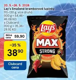 Tesco Lay's Smažené bramborové lupínky nabídka