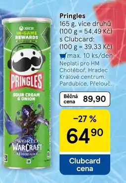 Tesco Pringles nabídka