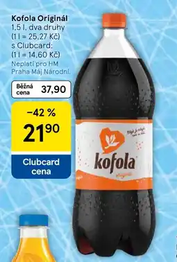 Tesco Kofola Originál nabídka