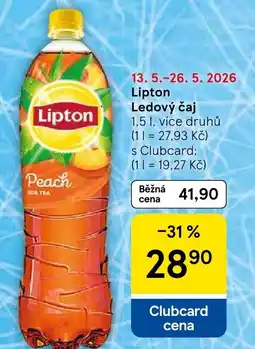 Tesco Lipton Ledový čaj nabídka