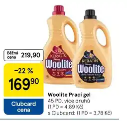 Tesco Woolite Prací gel nabídka