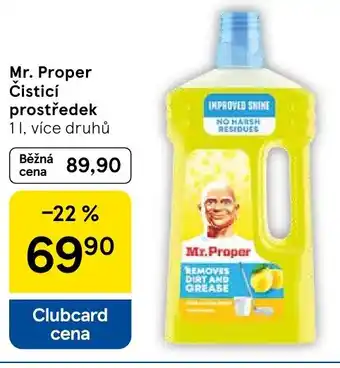 Tesco Mr. Proper Čisticí prostředek nabídka