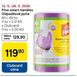 Tesco Fino smart handles Odpadkové pytle nabídka