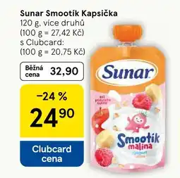 Tesco Sunar Smootík Kapsička nabídka