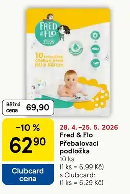 Tesco Fred & Flo Přebalovací podložka nabídka