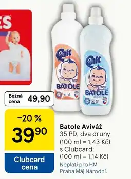 Tesco Batole Aviváž nabídka