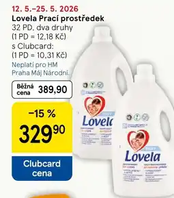 Tesco Lovela Prací prostředek nabídka