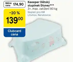 Tesco Keeeper Dětský stupínek Disney nabídka