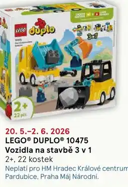 Tesco LEGO® DUPLO® 10475 Vozidla na stavbě 3 v 1 nabídka