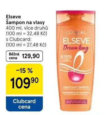 Tesco Elseve Šampon na vlasy nabídka